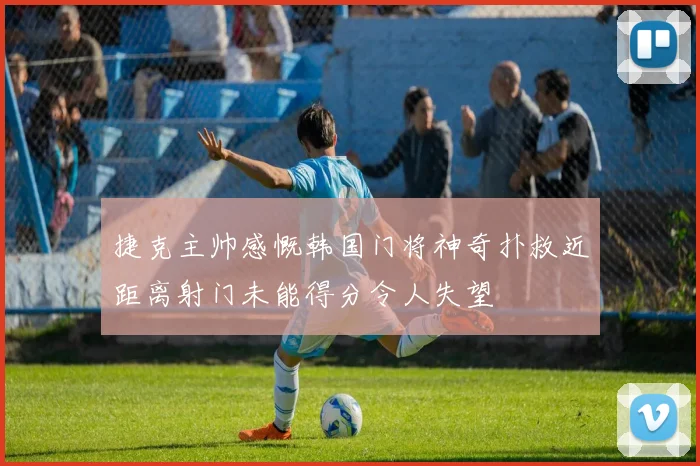 捷克主帅感慨韩国门将神奇扑救近距离射门未能得分令人失望
